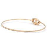18K Yellow Gold PM Ronde Chaine d'Ancre Bracelet Size SH