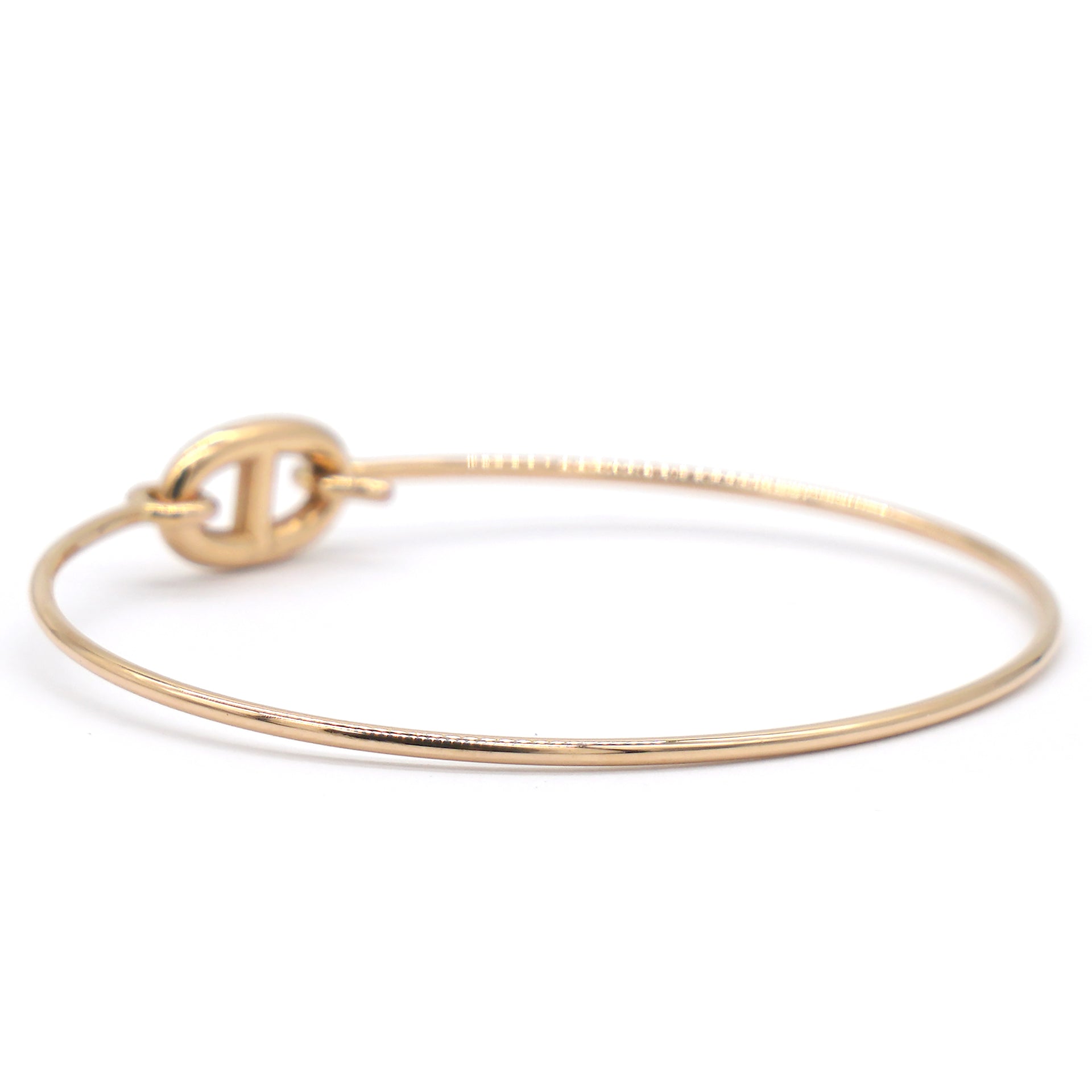 18K Yellow Gold PM Ronde Chaine d'Ancre Bracelet Size SH