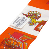 Silk Les Voitures Exquises Twilly Orange Beige Kaki