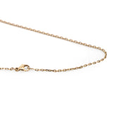 Pop H Mini Blanc Lacquer Black Rose Gold-Plated Pendant