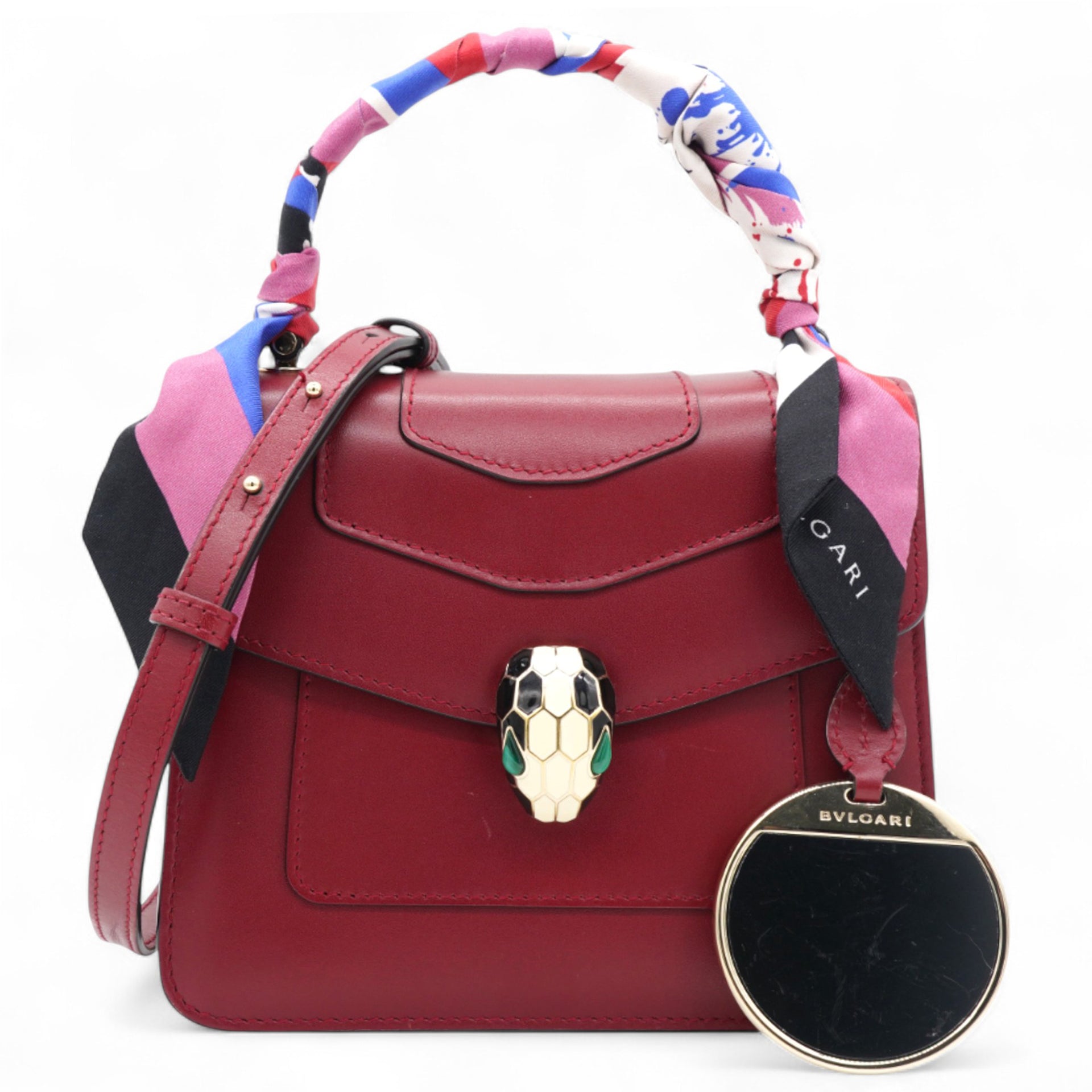 Serpenti Forever Shoulder Bag Red