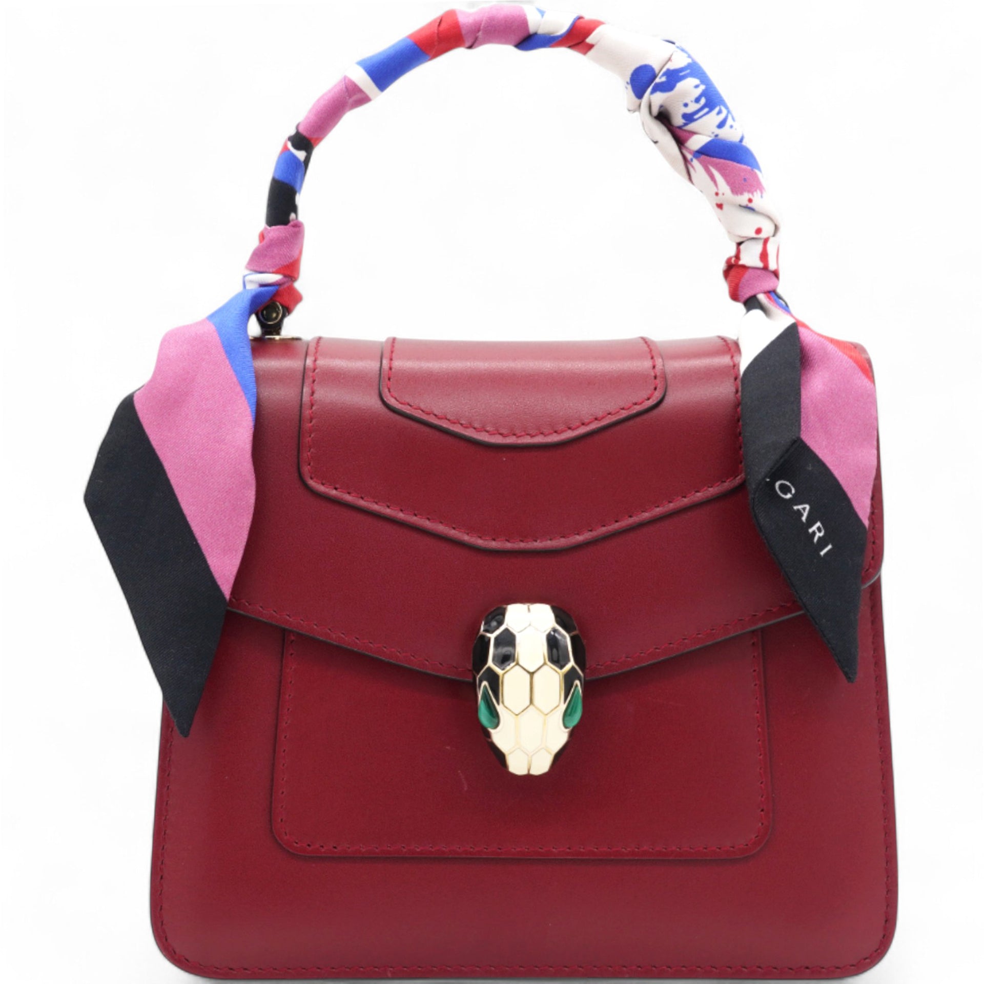 Serpenti Forever Shoulder Bag Red