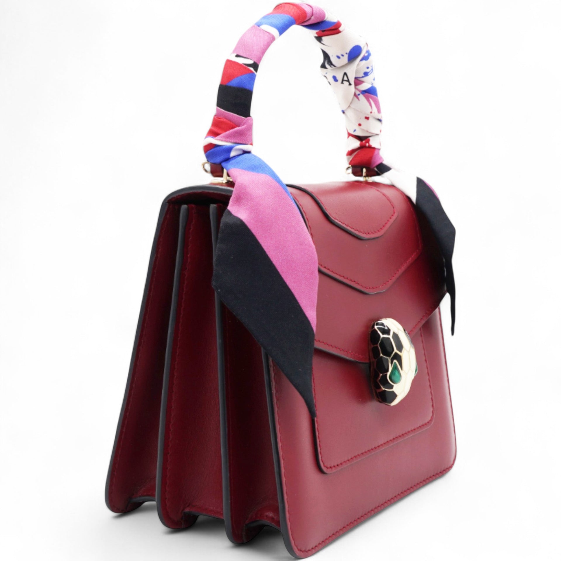 Serpenti Forever Shoulder Bag Red