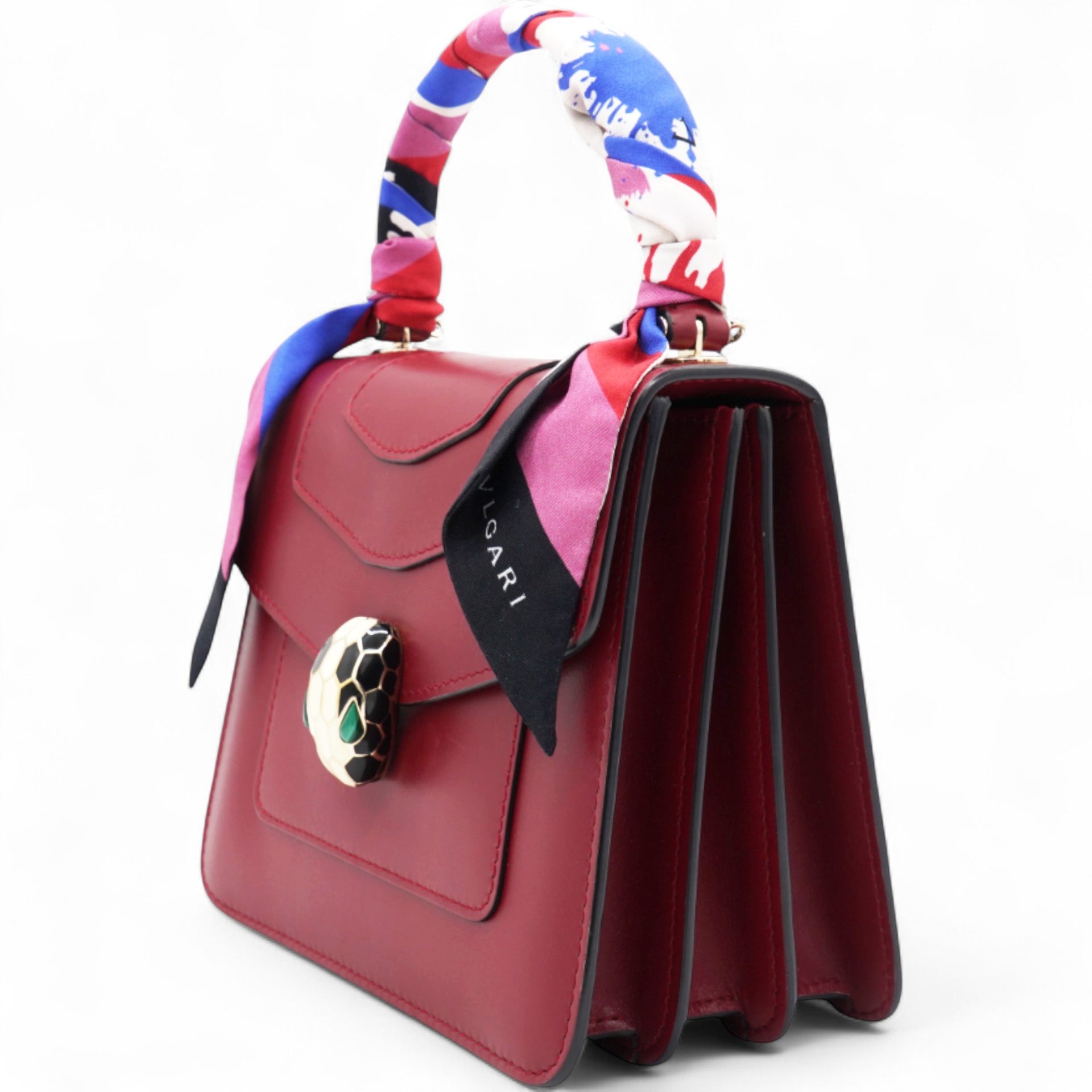 Serpenti Forever Shoulder Bag Red