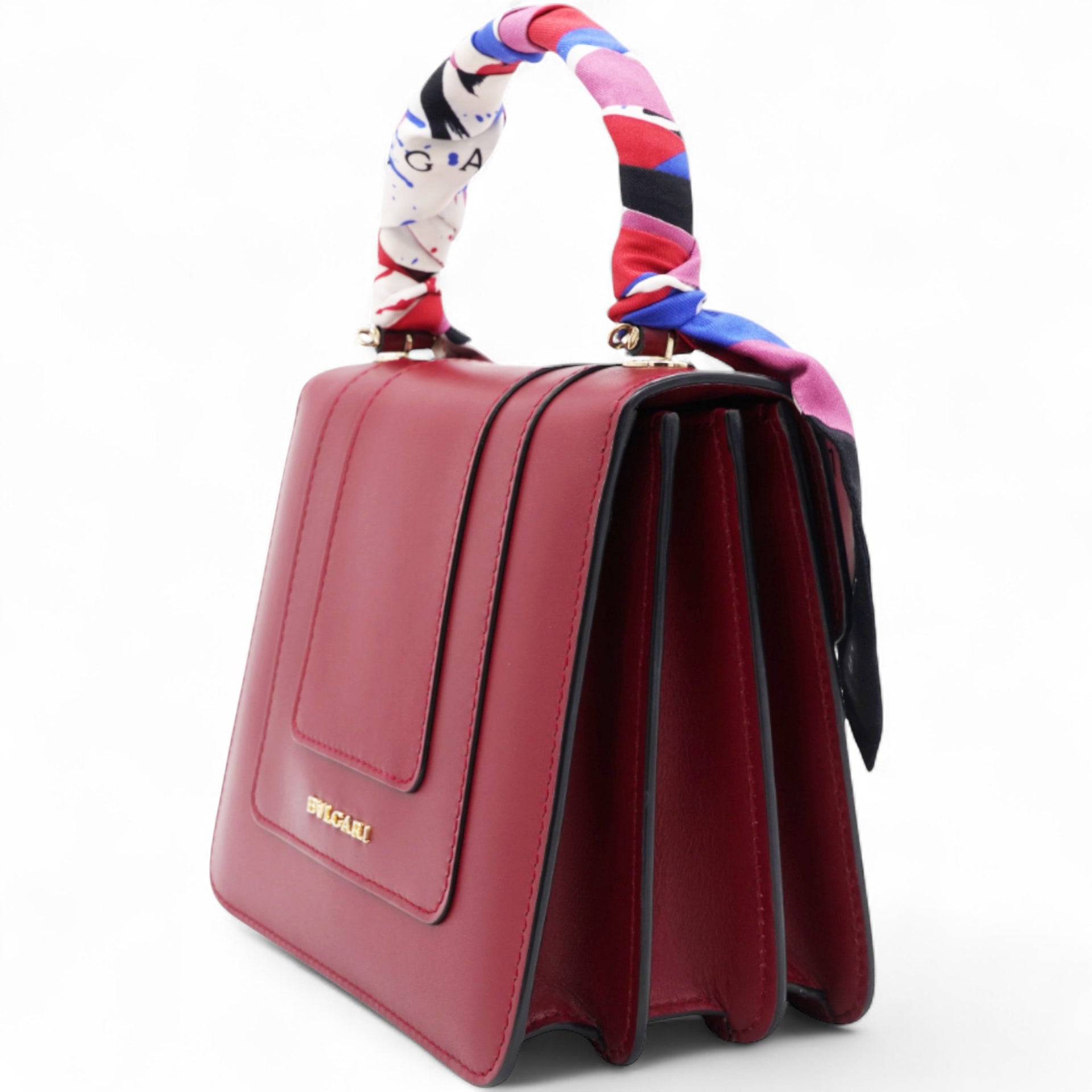 Serpenti Forever Shoulder Bag Red