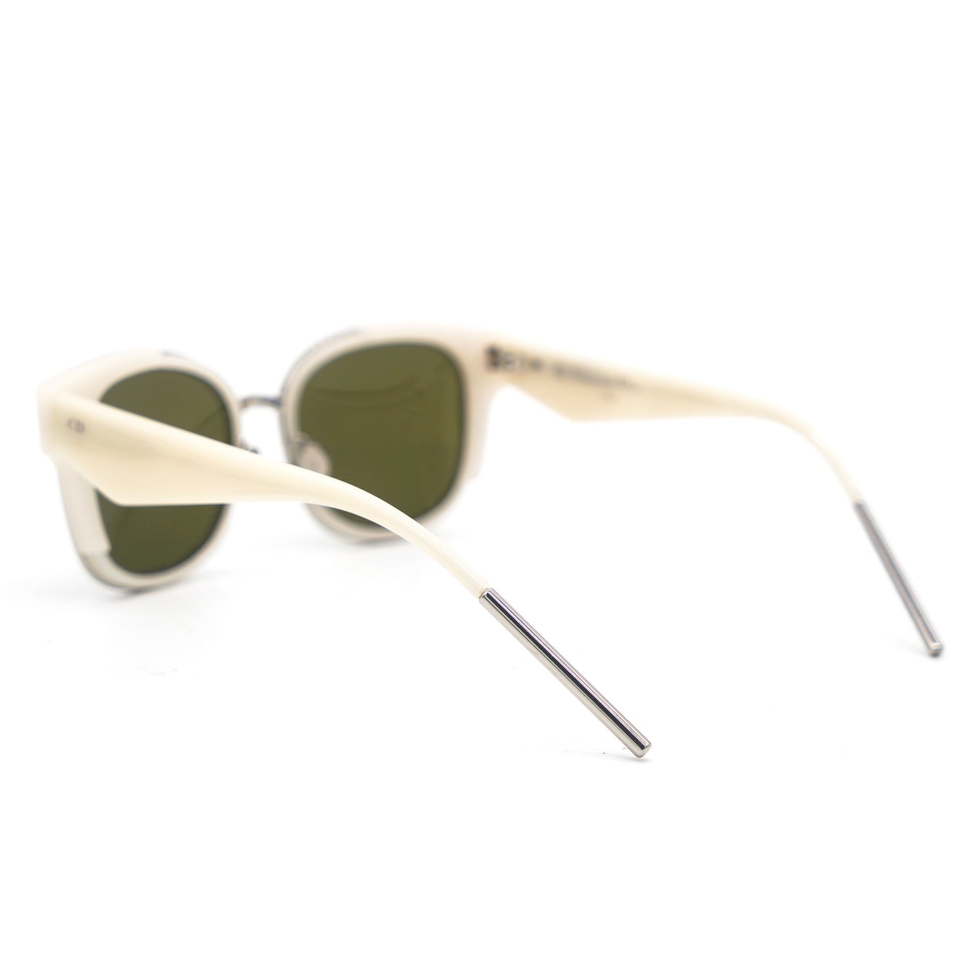 White/Green Very Dior 2N Square Frame Sunglasses