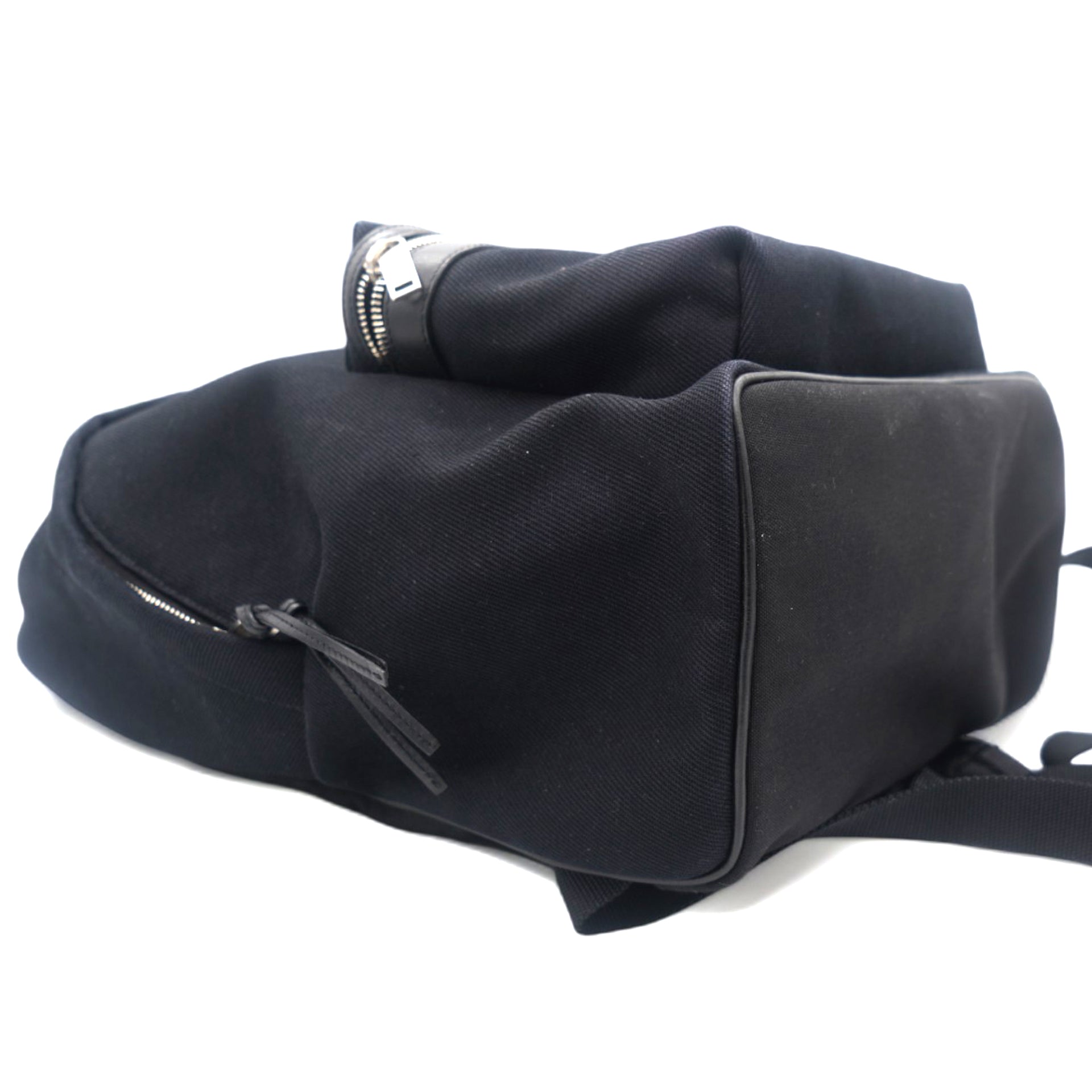 Black Fabric Backpack