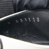 Printed Lambskin Cap Toe CC Slingback Pumps Black White Size37.5