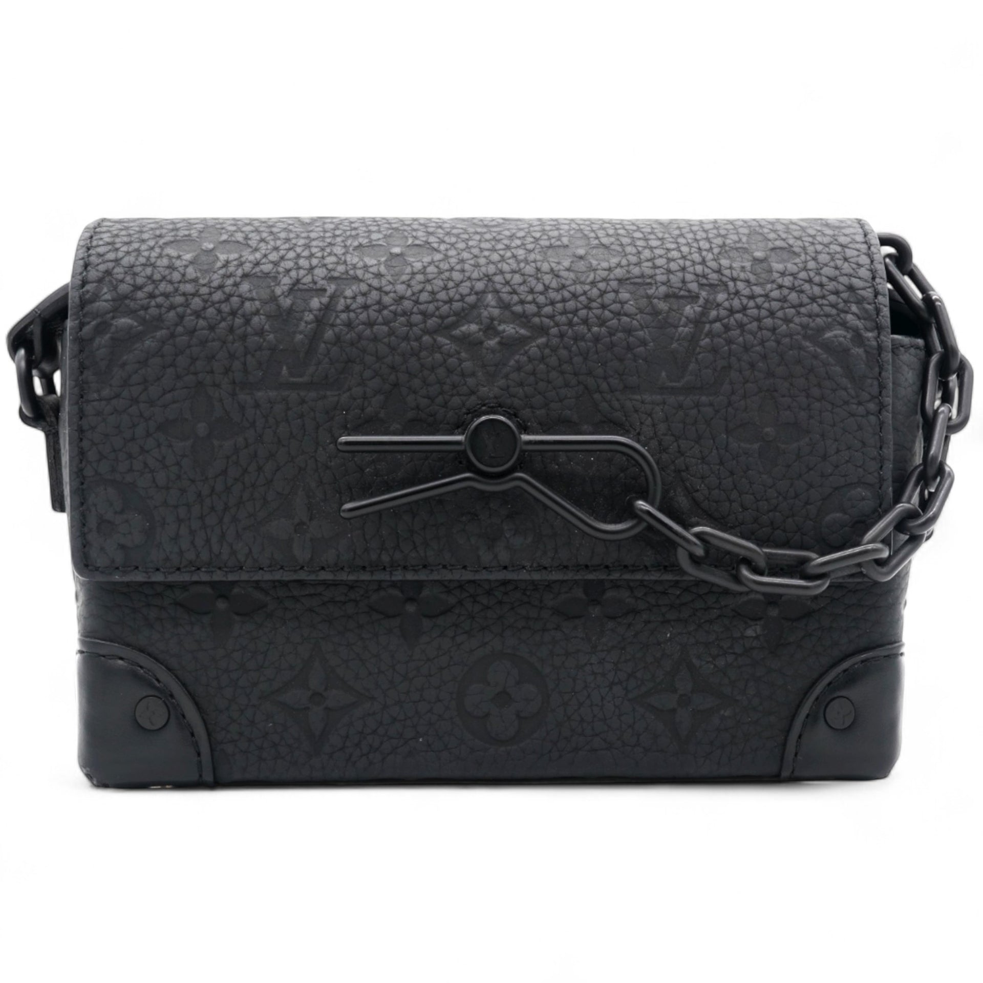 Taurillon Monogram Steamer Wearable Wallet Black