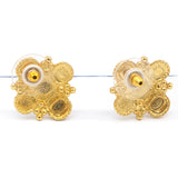 2020 Faux Pearl, Strass & Enamel CC Stud Earrings