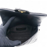 Precious Pearls Mini Flap Black Lambskin Light Gold-tone Hardware