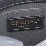 Precious Pearls Mini Flap Black Lambskin Light Gold-tone Hardware