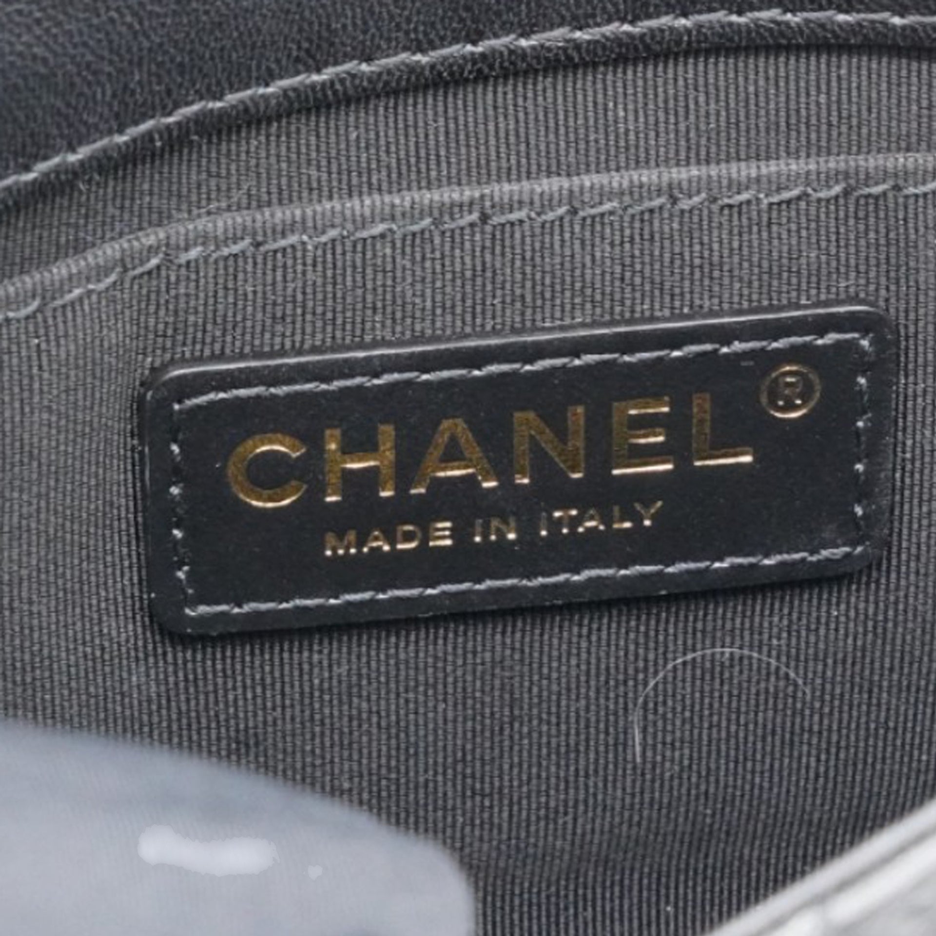 Precious Pearls Mini Flap Black Lambskin Light Gold-tone Hardware