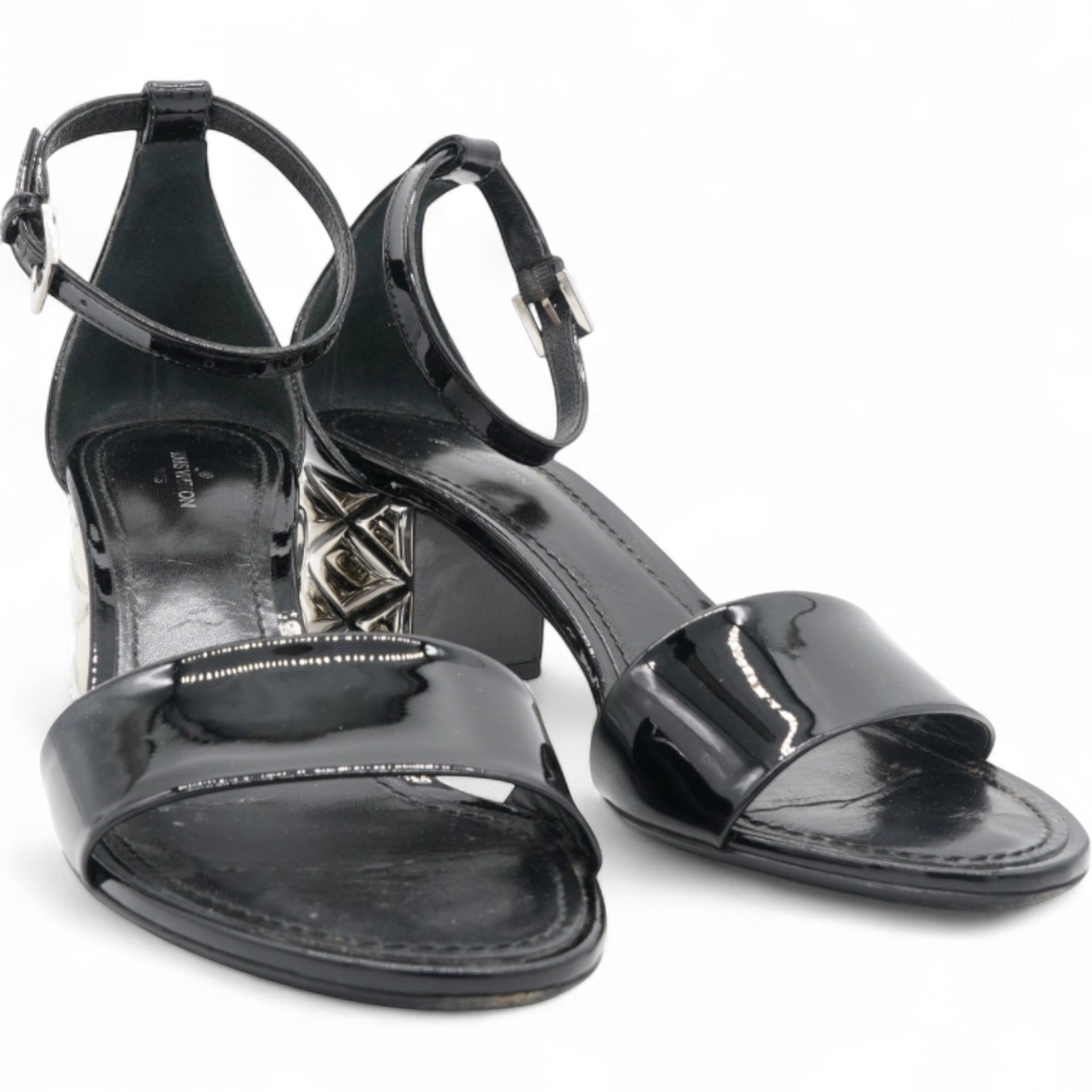 Silver Light Sandal Black Size36