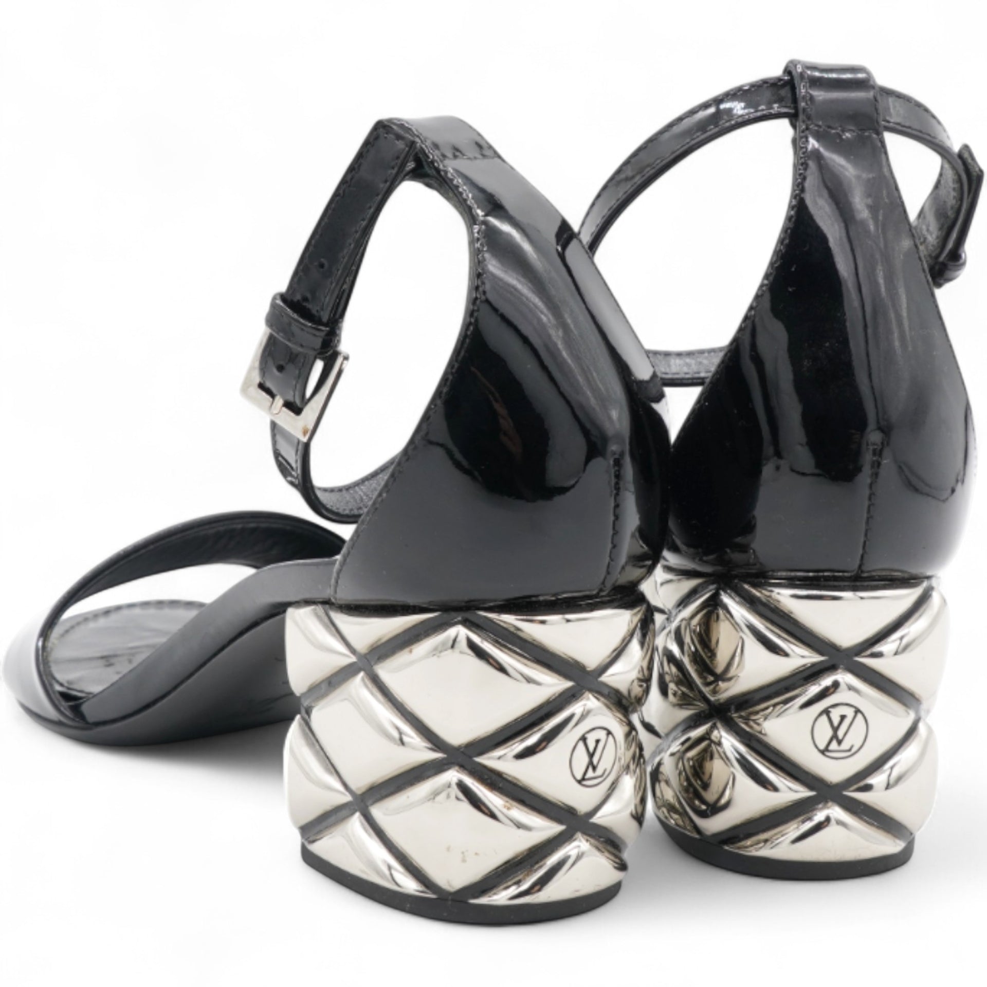 Silver Light Sandal Black Size36