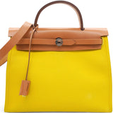 Vache Hunter Toile Officier Herbag Zip PM 31 PM Natural Jaune De Naples