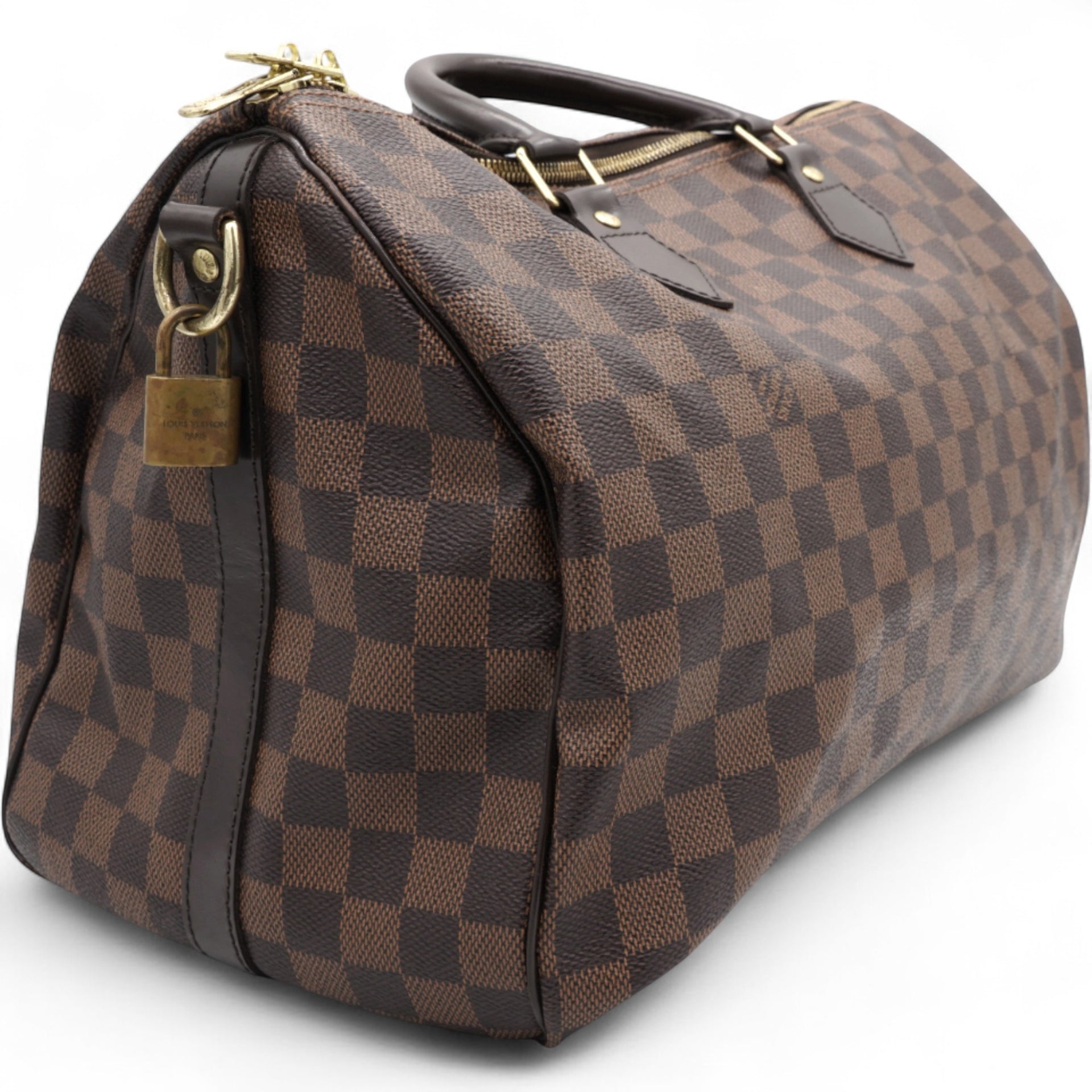 Damier Ebene Canvas Speedy 35 Bag