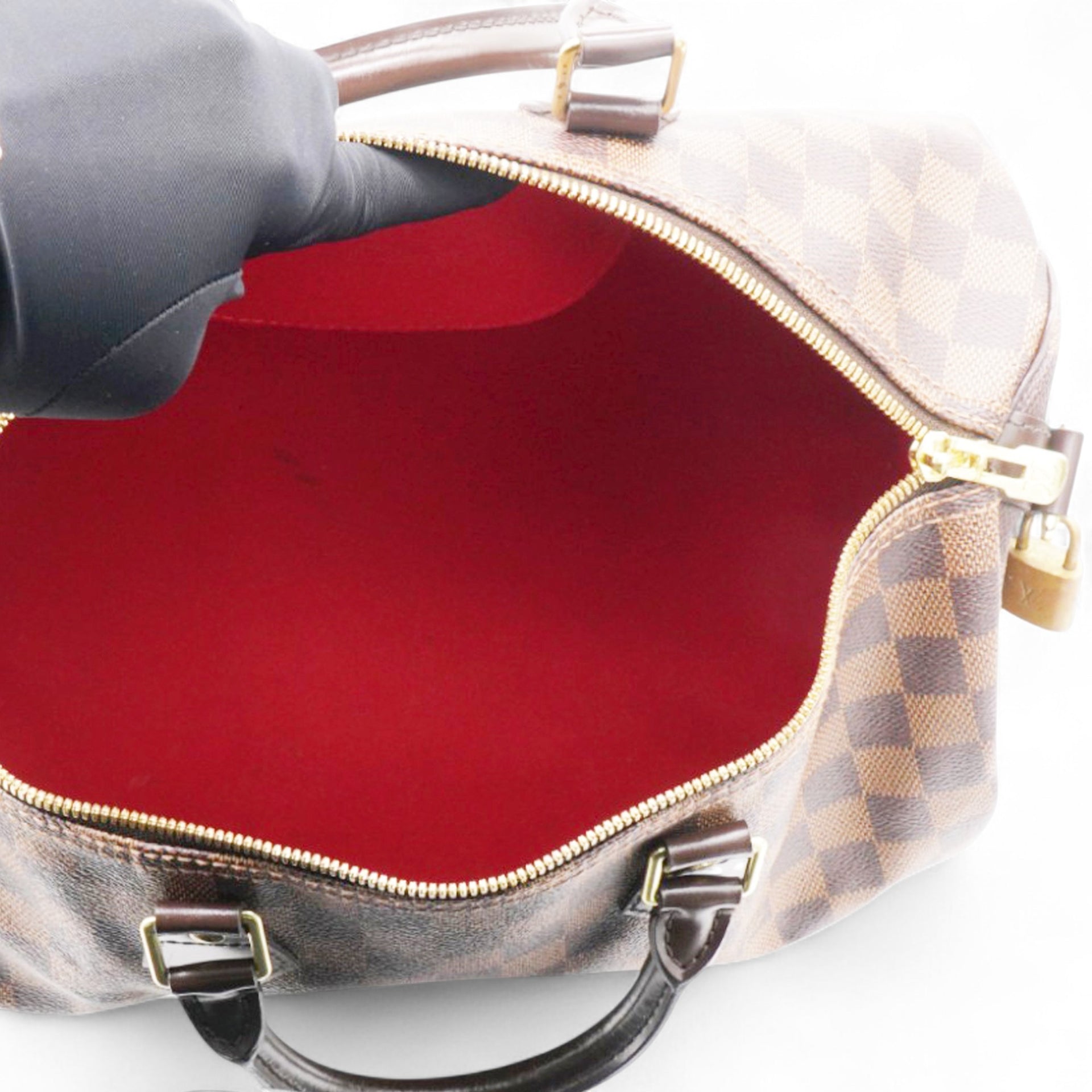 Damier Ebene Canvas Speedy 35 Bag