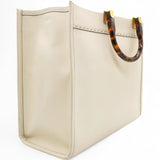 Vitello King Plexiglass Logo Embossed Medium Fendi Sunshine Shopper Tote