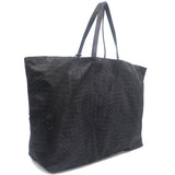 Black Intrecciolusion Nylon Tote Bag