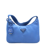 Blue Tessuto Nylon Re-Edition 2000 Bag