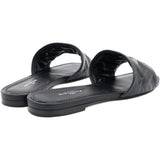 Lambskin Embossed Monogram Revival Flat Mules Size38