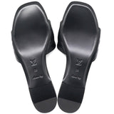 Lambskin Embossed Monogram Revival Flat Mules Size38