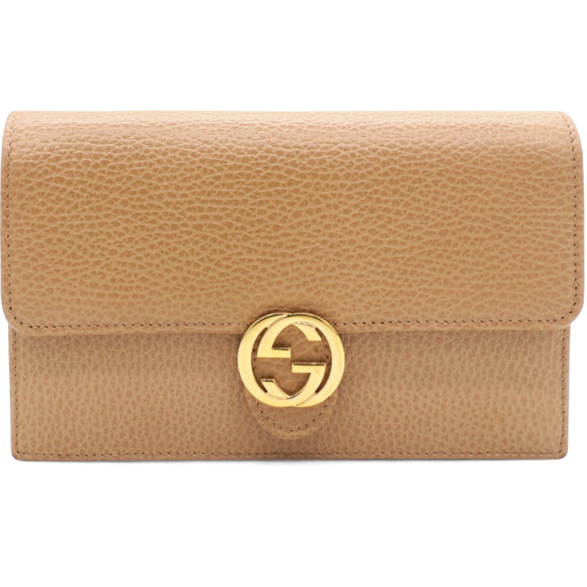 Dollar Interlocking G Chain Wallet Camelia
