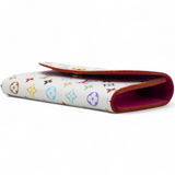 LV X TM Monogram Multicolor Rosalie Coin Purse White Kawaii Pink