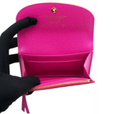 LV X TM Monogram Multicolor Rosalie Coin Purse White Kawaii Pink