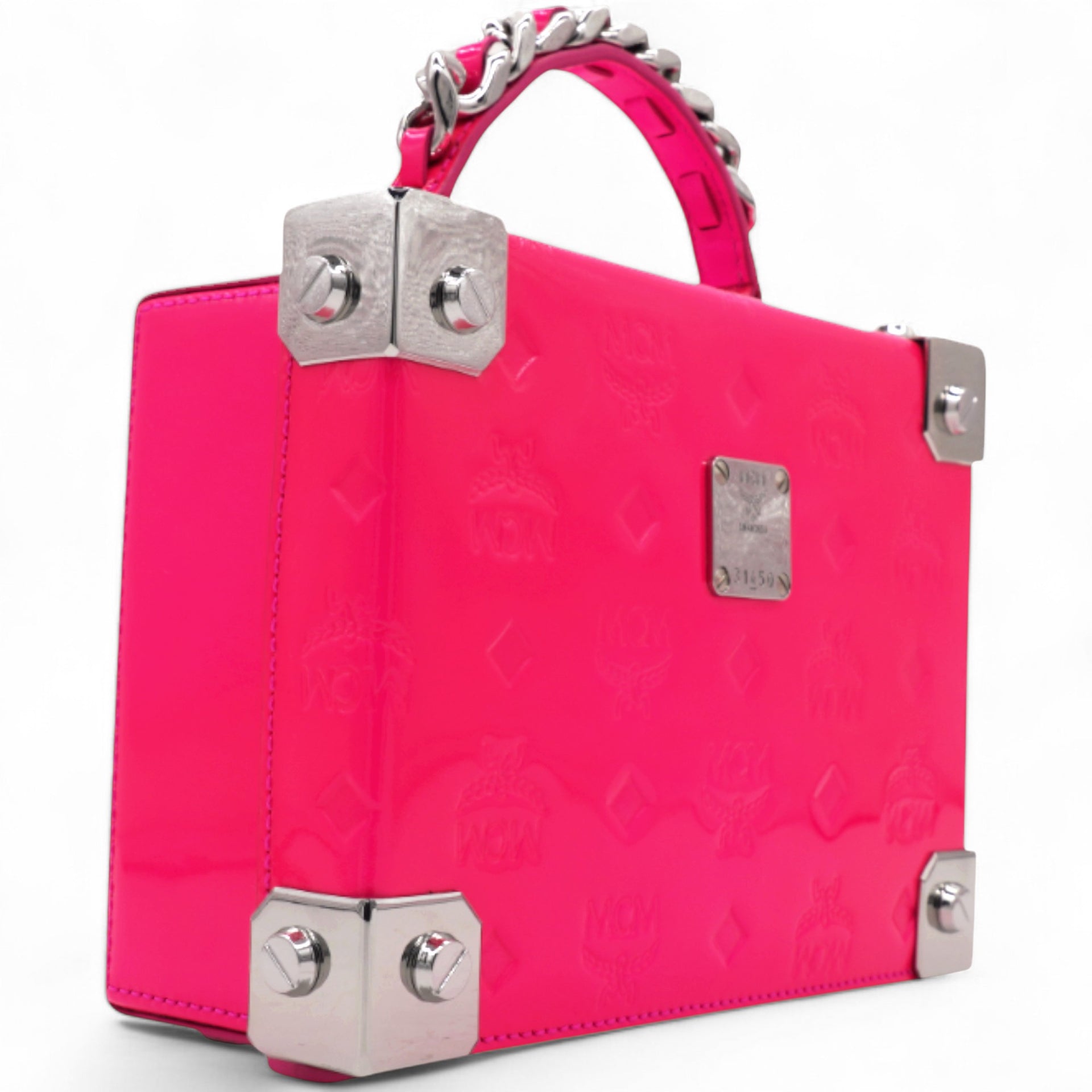 Ottomar Monogram Small Berlin Crossbody Sugar Pink