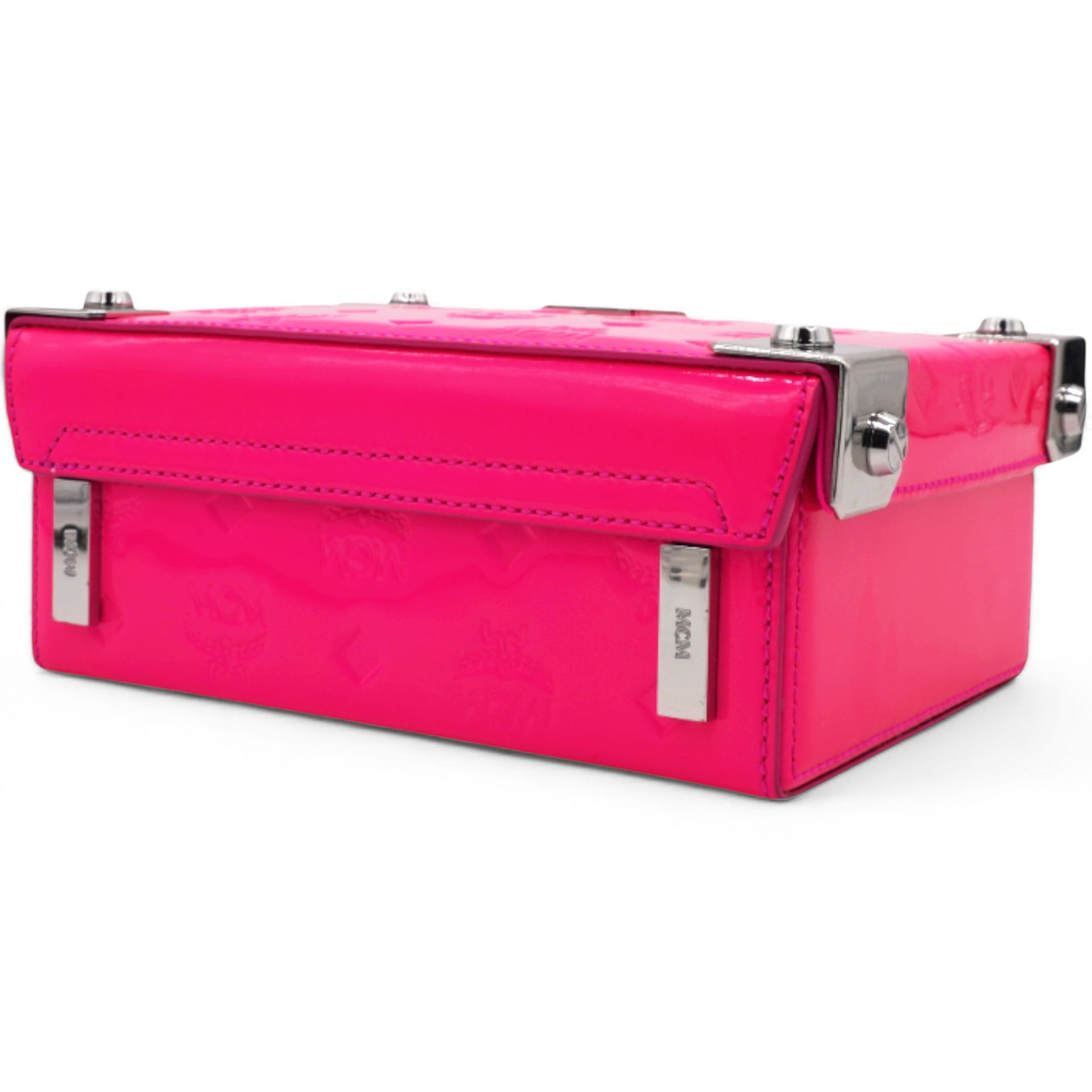 Ottomar Monogram Small Berlin Crossbody Sugar Pink