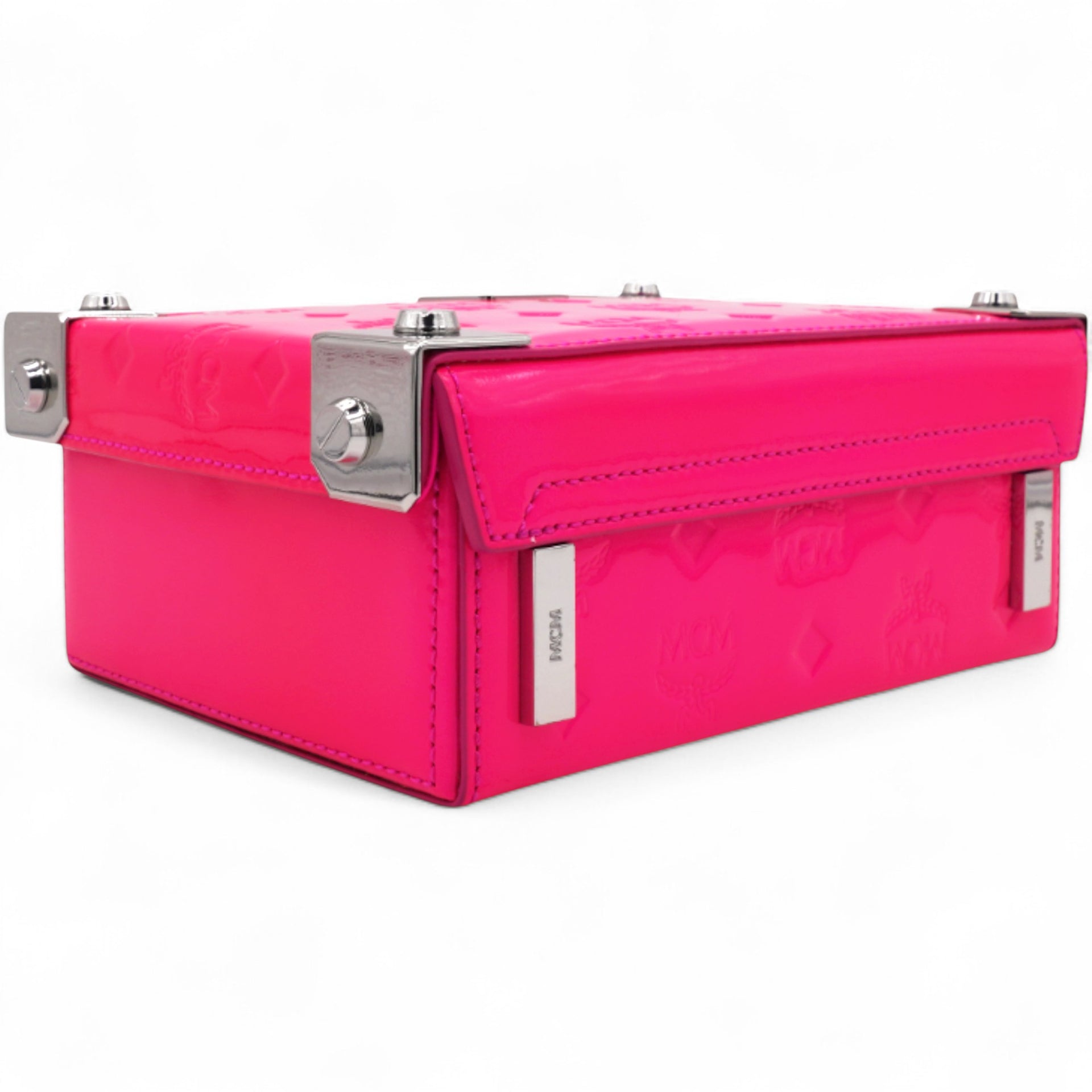 Ottomar Monogram Small Berlin Crossbody Sugar Pink