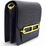 Roulis 19 Matte 78 Marine Shiny Alligator Navy