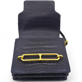 Roulis 19 Matte 78 Marine Shiny Alligator Navy