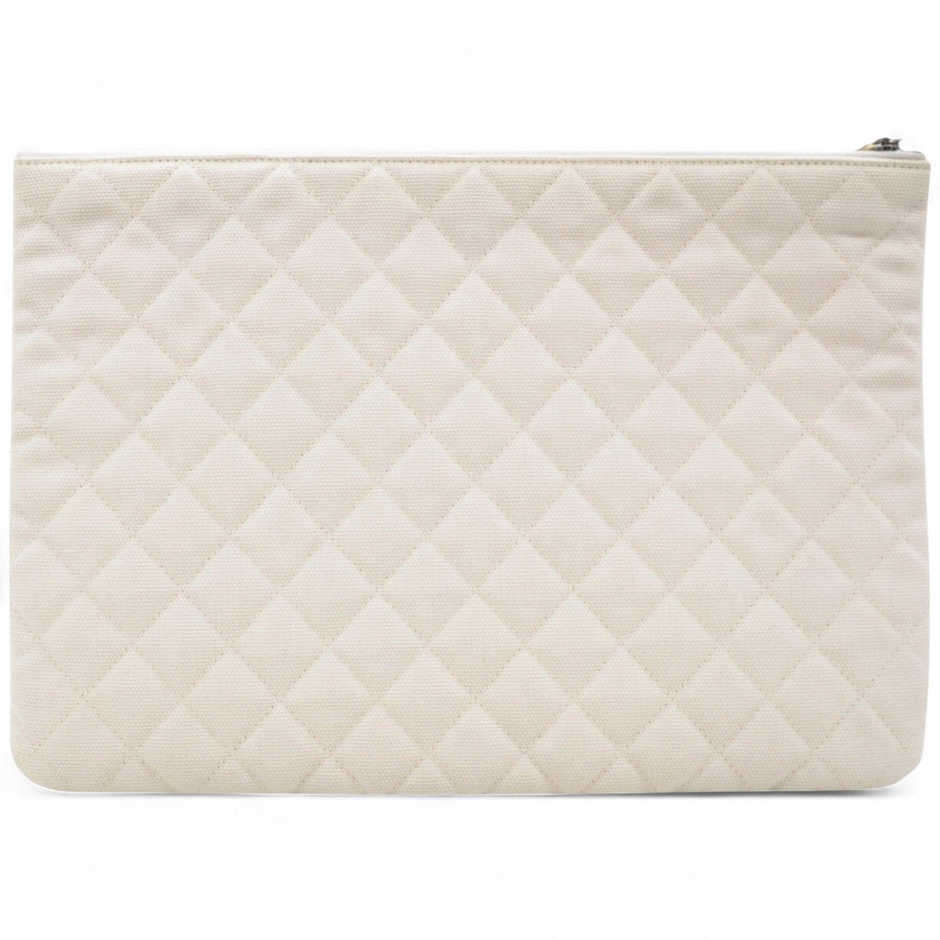 Canvas Large Coco Cuba Cosmetic Case Yellow Turquoise