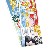 Silk Bingata Twilly Bleu Ciel Vert Rose