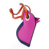 Epsom Camail Key Holder Magnolia Bleu De Malte Capucine