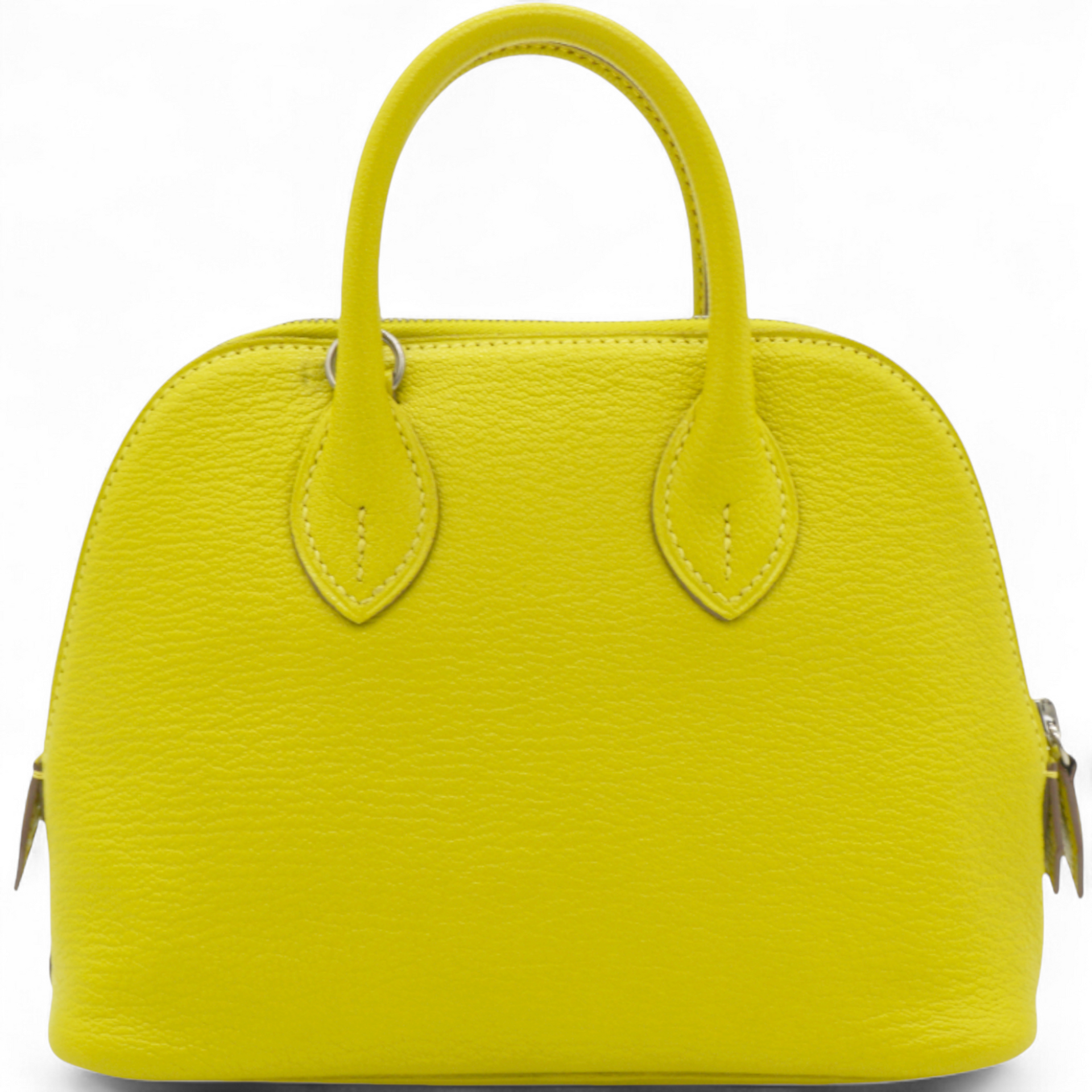 Lime Mini 1923 Bolide of Chevre Leather with Palladium Hardware