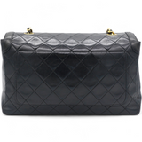 Matelasse Shoulder Bag Black
