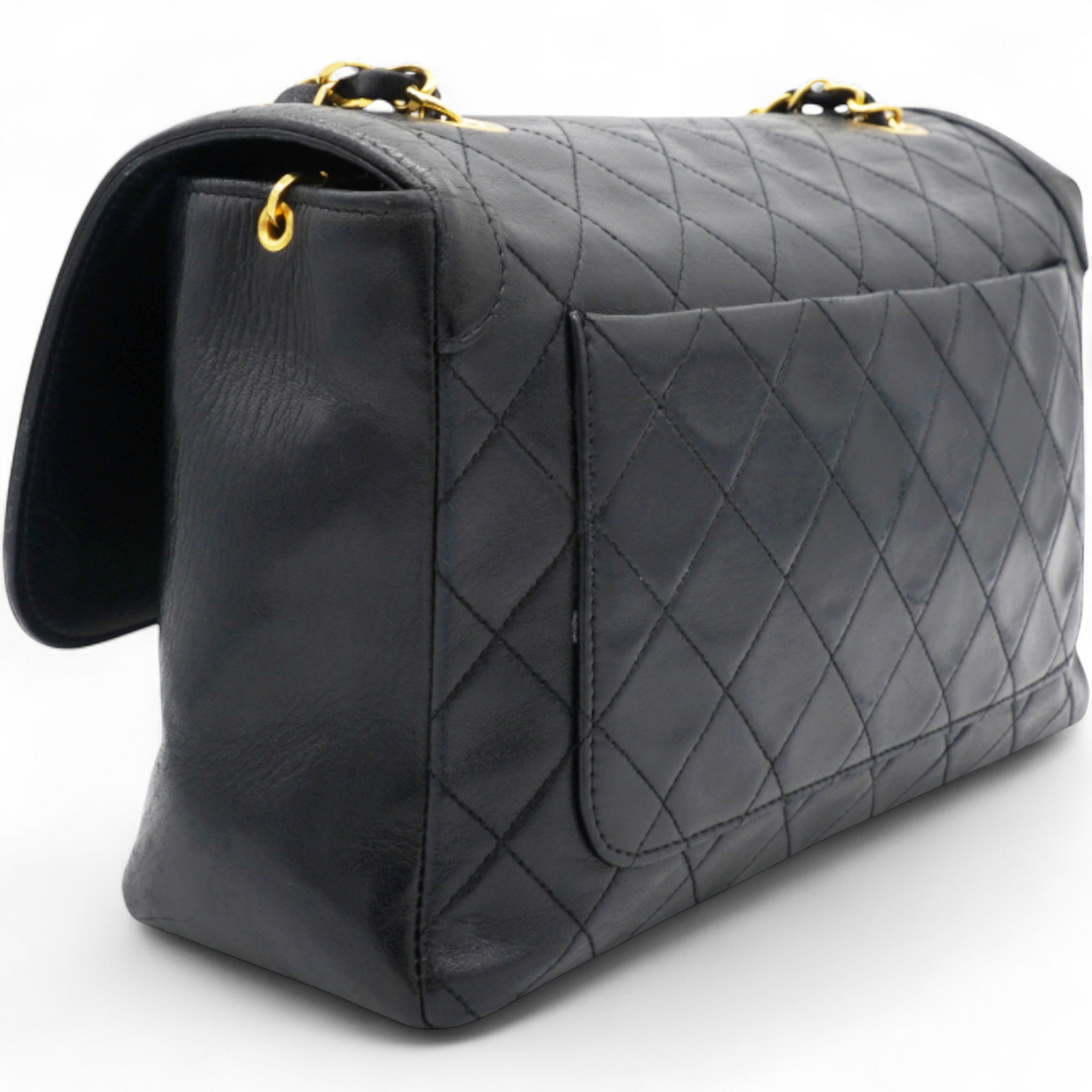 Matelasse Shoulder Bag Black