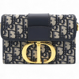 Oblique 30 Montaigne Flap Bag Blue