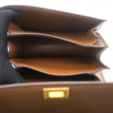 Calfskin Small Classic Box Flap Bag Caramel