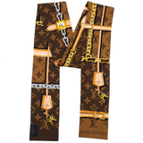 Silk Monogram Confidential Bandeau Brown