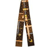 Silk Monogram Confidential Bandeau Brown