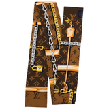 Silk Monogram Confidential Bandeau Brown