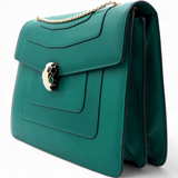 Serpenti Forever Shoulder Bag Emerald Green