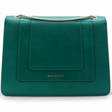 Serpenti Forever Shoulder Bag Emerald Green
