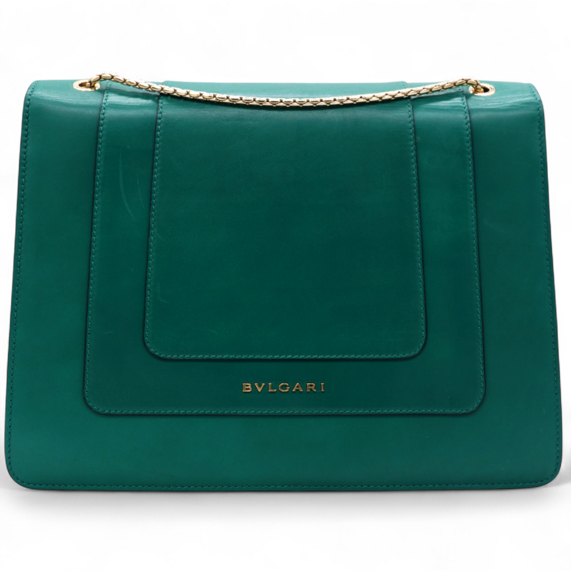 Serpenti Forever Shoulder Bag Emerald Green