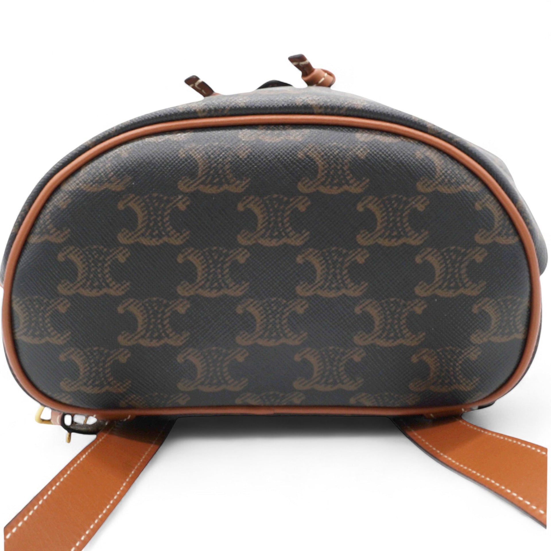 Triomphe Canvas Folco Backpack Tan